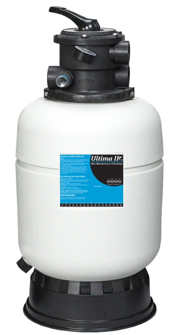 Aqua Ultraviolet Ultima II Filter 2000 with 2" Valve 1000 to 2000 gallon ponds 